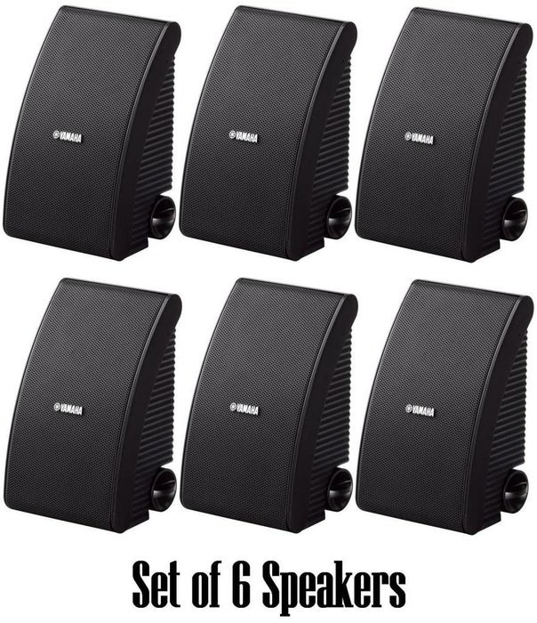 Yamaha All Weather Outdoor / Indoor Wall Mountable Natural Sound 180 watt 2 way Acoustic Suspension Speakers -... N2