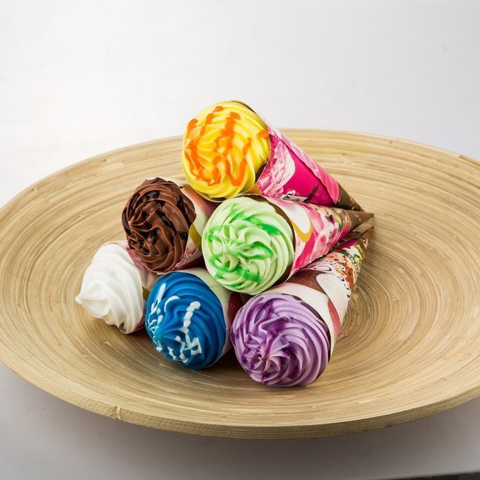 Fake Ice Cream Simulation Sprinkle Artificial Food Cake Kitchen Toy Decoration