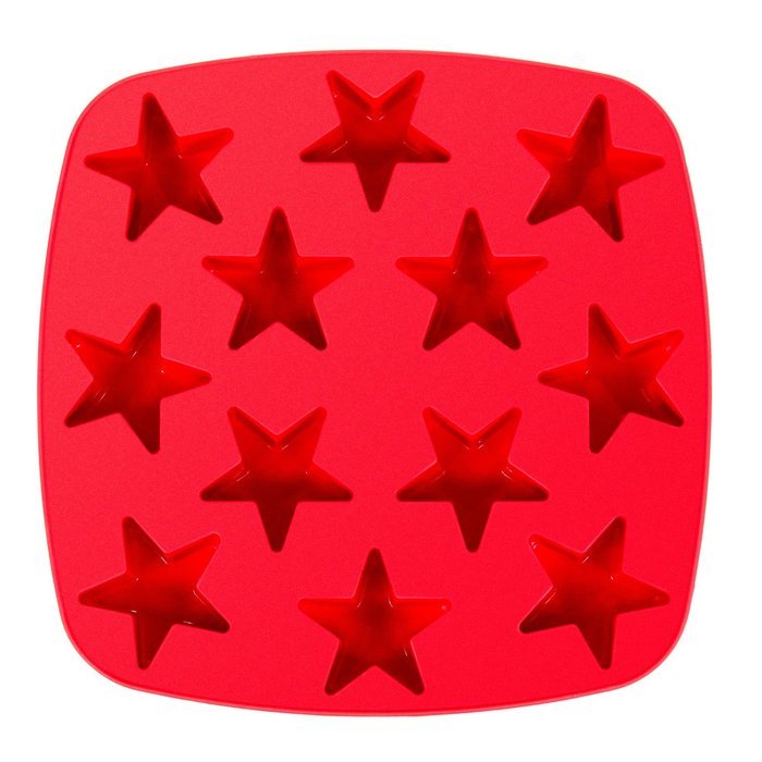 Kitchen Haven Silicone Christmas Candy Molds and Ice Cube Tray Tree Shaped, 12-cavity, Green N2