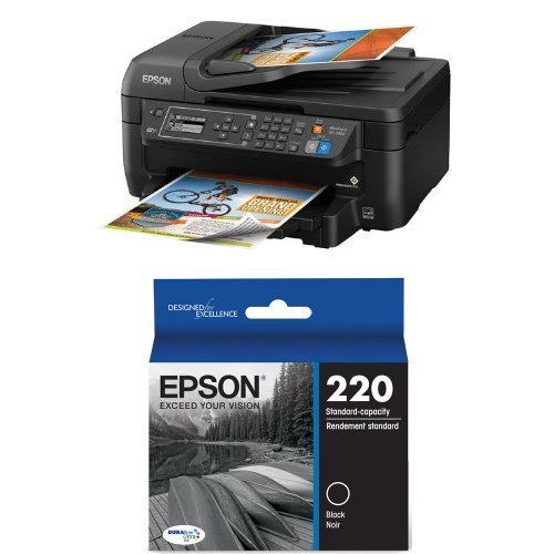Epson Workforce Wf 2650 All In One Wireless Color Printer With Scanner Copier And Fax Free 5757