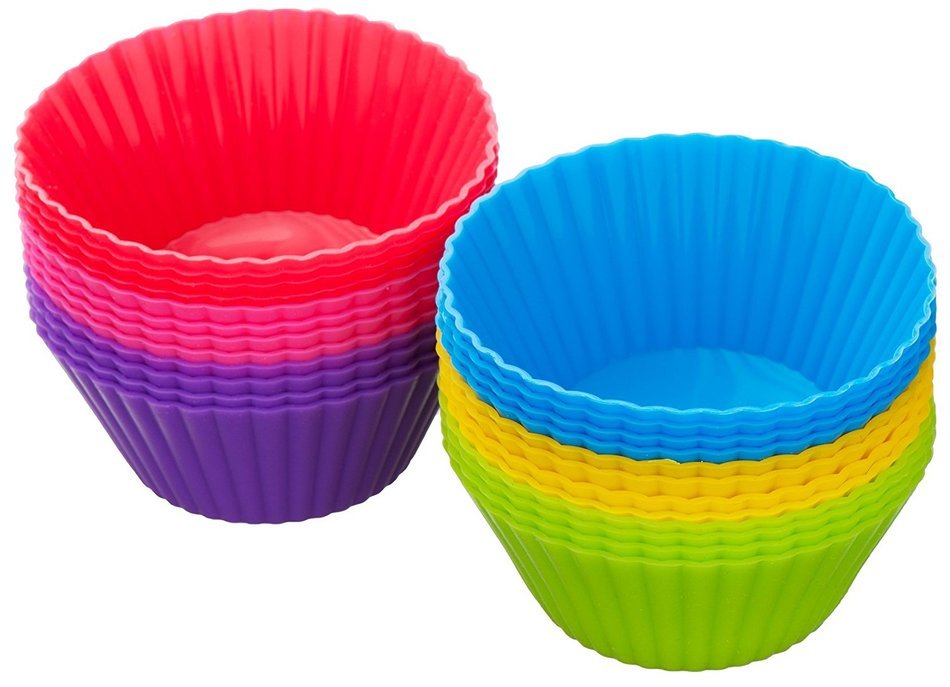 Kuuk Silicone Cupcake Molds (24 Pack)