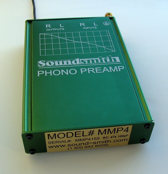 Soundsmith MMP4 MM Moving Magnet Hi-grade Phono Preamp- External Power Supply