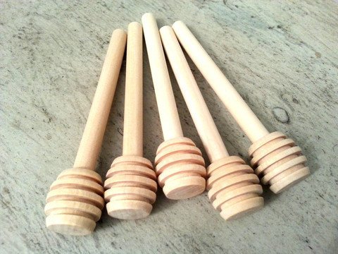 200 (3 1/4") Mini Honey Dippers - For 1oz-3oz Size Jars N2
