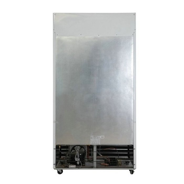 518L Glass Display Side by Side Pull Door Air Cooling Beer Soda Beverages Showcase Commercial Refrigerator Merchandise... N2