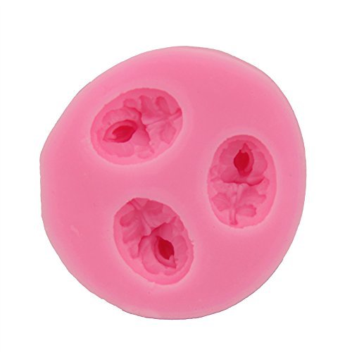 Let'S Diy 3 Holes Flower 3D Silicone Molds For Jello Candy Sugarcraft Soap Moulds DIY Cookware Tools Dining Bar... N2