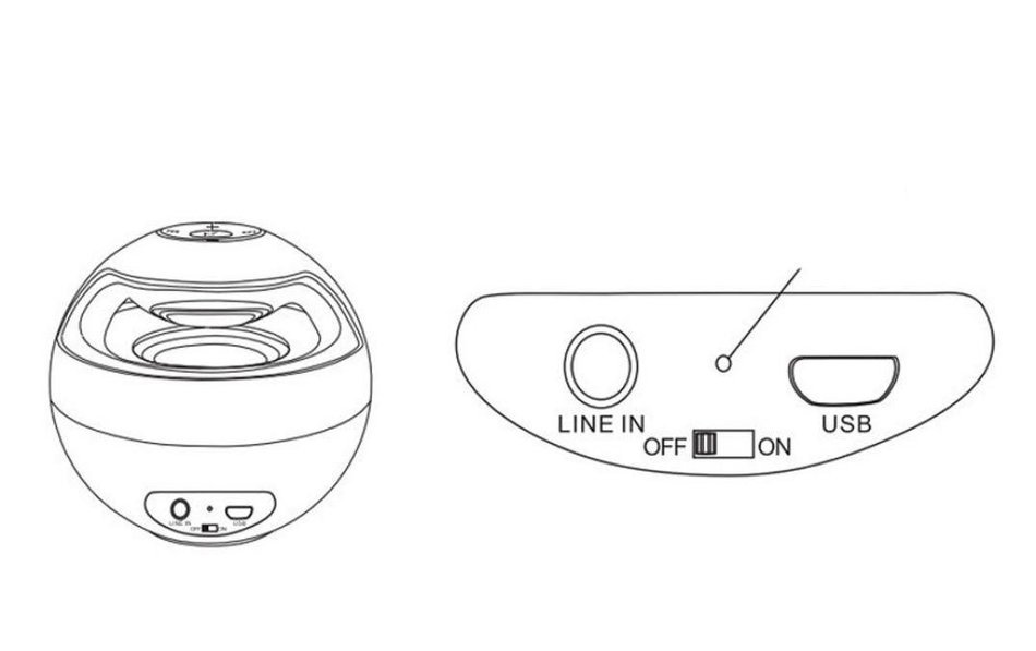 Weilcomeuni Mini Bluetooth Wireless Speaker For Samsung Phone ,Tablet ,PC N2