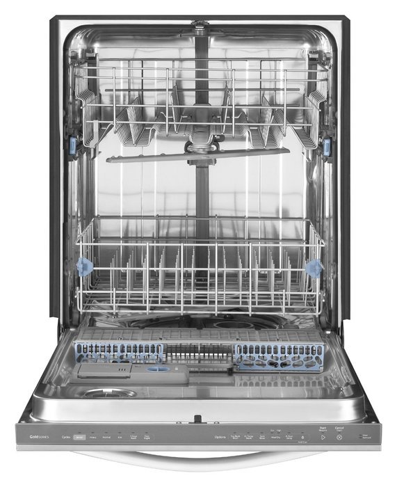 Whirlpool WDT790SAYW Gold 24" White Fully Integrated Dishwasher - Energy Star N3