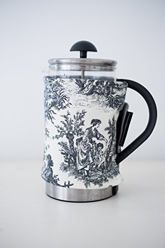 French Press Coffee Cover (12-cup, Grey Velvet) N13
