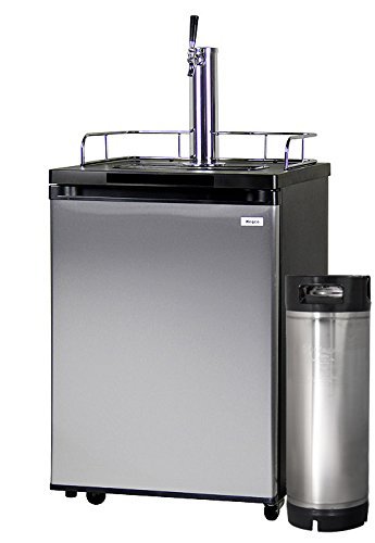 Kegco Homebrew Kegerator Triple Faucet Ball Lock Keg Dispenser Black N14
