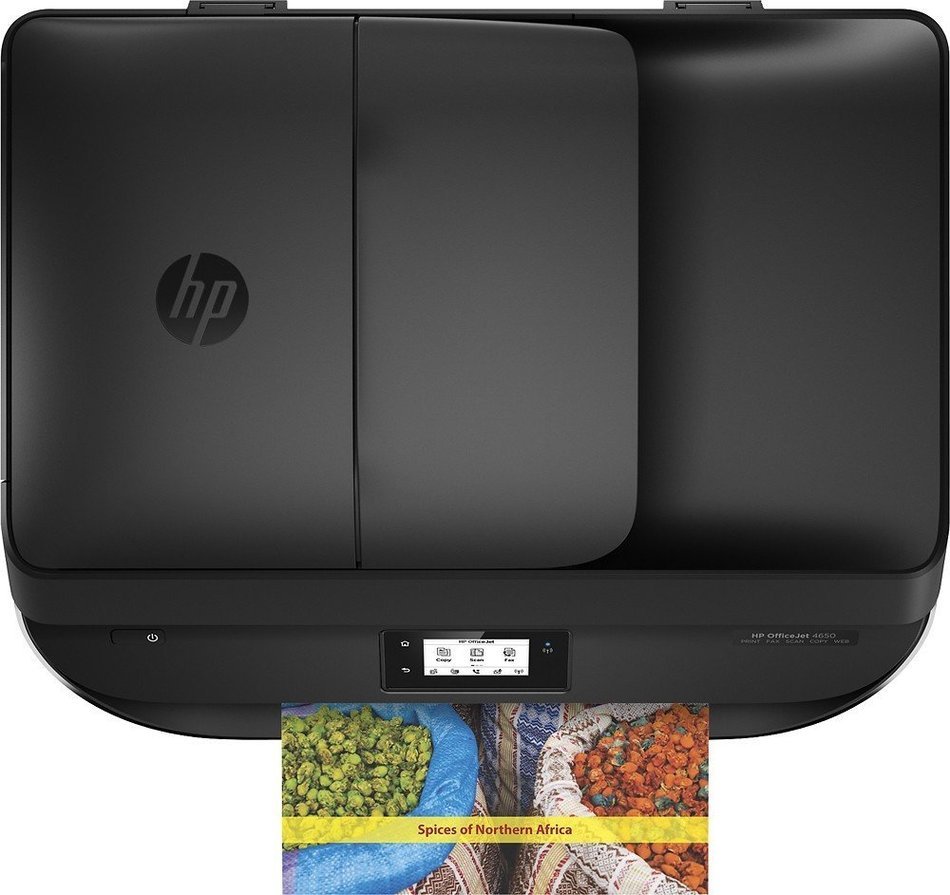 HP - OfficeJet 4650 Wireless All-In-One Instant Ink Ready Printer - Black N3