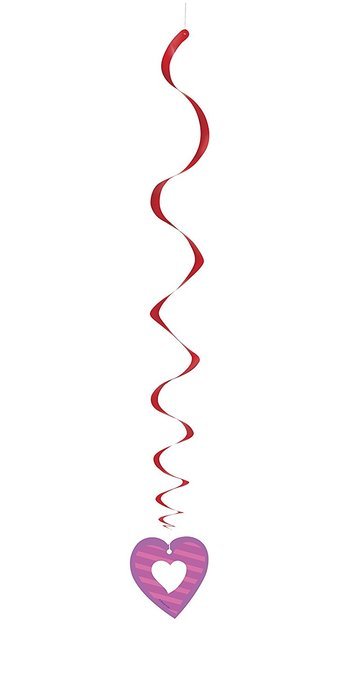 26" Hanging I Heart Valentine Decorations, 3ct N2