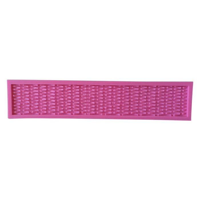 FLY Dense Weave Veins Fondant Silicone Lace Mold Cake Decorating Baking Mould,Pink N8
