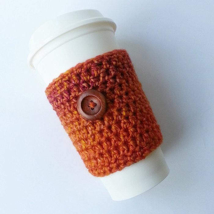 Travel Mug Cozy Pumpkin Spice N2