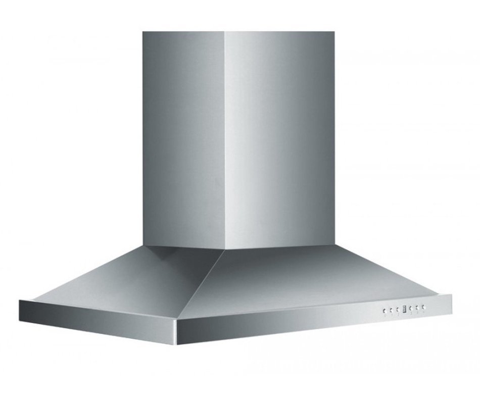 900 CFM Island Range Hood Size: 6.8" H x 30" W x 24" D