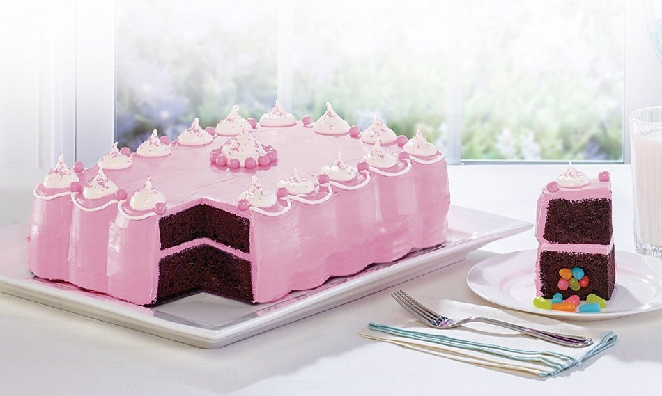 Baker's Advantage Fillables 2-Piece Non-Stick Sheet Cake Pan, 9-Inch-by-13-Inch N9
