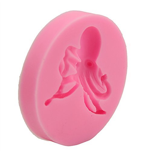 Let'S Diy Octopus Shaped 3D Silicone Cake Fondant Mold Cake Decorating Tools Soap Candle DIY Moulds