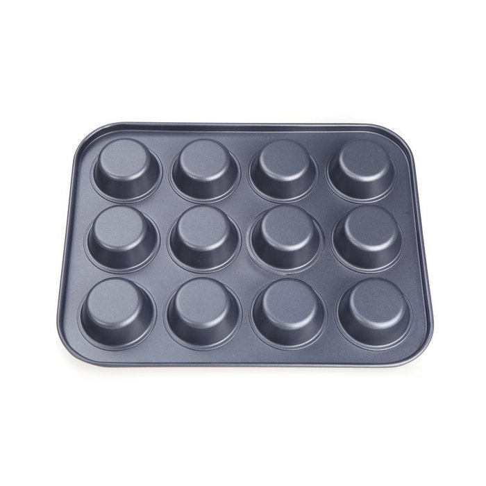 Cake mold - TOOGOO(R)12 in 1 cake mold / muffin / cupcake cup shaped baking mold washed by robust versatile dishwasher N3