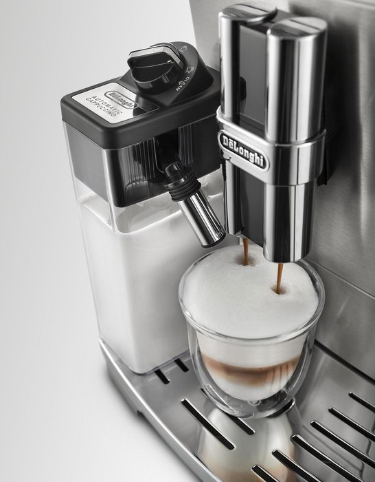 Delonghi ECAM28465M Prima Donna Fully Automatic Espresso Machine with latte Crema System, Silver N3