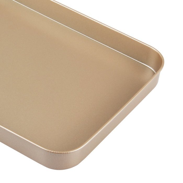 Yilove Non-stick Rectangular Cake Pan Bakeware 10"(Black) N12