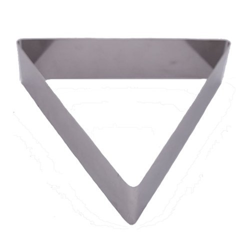 Fat Daddio's Stainless Steel Triangle Cake and Pastry Ring, 5.125 Inch x 2 Inch N5