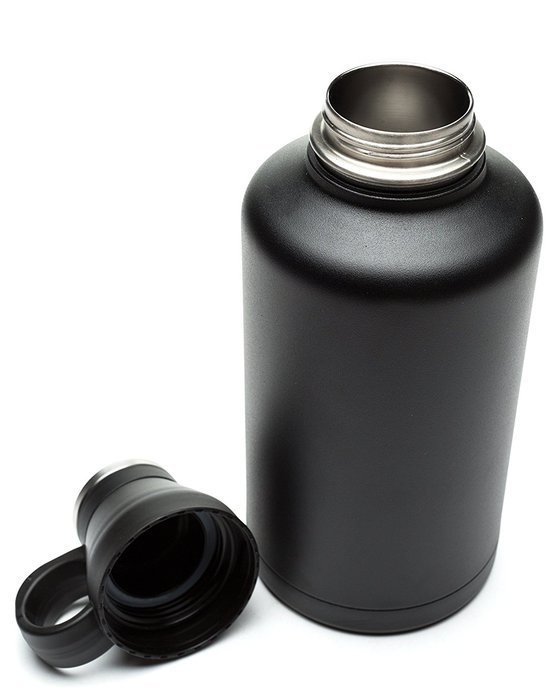 Zak! Designs Vacuum Insulated Growler with Convertible Screw-on Lid, Powder Coated Stainless Steel, Leak-proof... N7