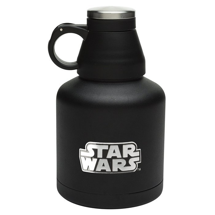 Zak! Designs Vacuum Insulated Growler with Convertible Screw-on Lid, Powder Coated Stainless Steel, Leak-proof... N8