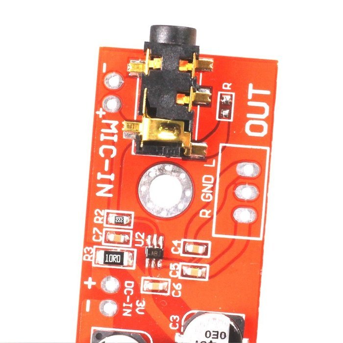 Qianson MAX9812 Electret MIC Microphone Amplifier Board Sound Voice Module DC 3V/5V/12V Input N4