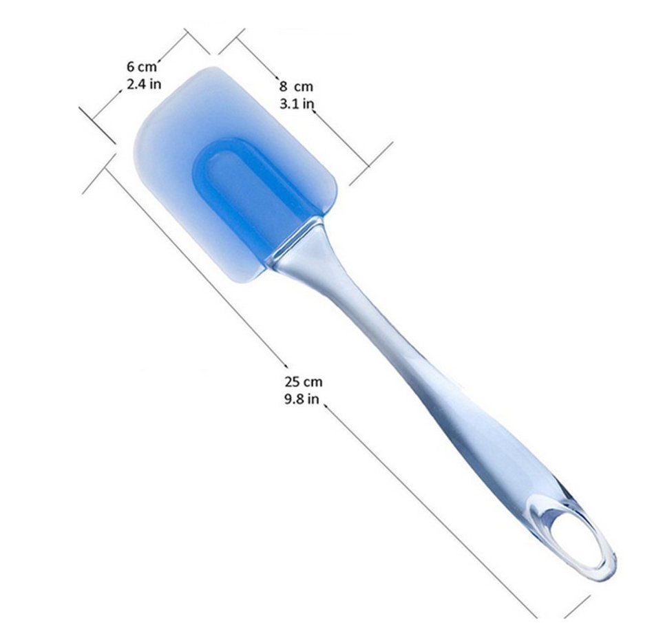 Bestwishes2u 3pcs Silicone Spatula for Flipping, Saut&eacute;ing, and Serving ,Baking Tool Kit N5