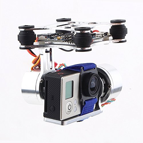 RioRand&reg; DJI Phantom Gopro 2 3 CNC Metal Brushless Camera Gimbal w/ V2.3B5 Controller RR-009901 N2