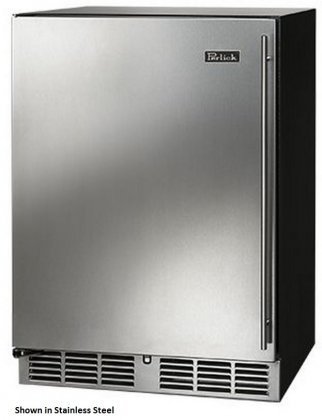 Perlick HC24BB-3-2L 24" Commercial Series Beverage Center with 5.3 cu. ft. Capacity Stainless Steel Interior and...