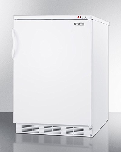 Summit VT65M7 24" Commercially Approved Upright Freezer with 3.5 cu. ft. Capacity Three Removable Storage Baskets...
