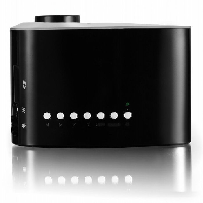 OEM K2 LED LCD (QVGA) Mini Video Projector - International Version - Black (FP3224K2-IV) N6