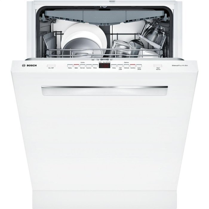 Bosch SHP65T52UC 500 24" White Fully Integrated Dishwasher - Energy Star