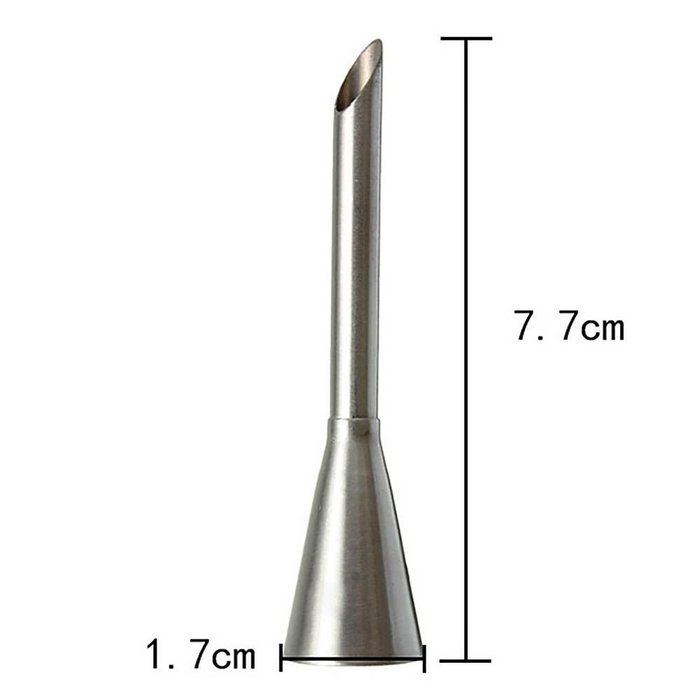 HuaYang Reusable Stainless Steel Icing Cream Pastry Piping Nozzle Tip Kitchen Decor Tool N3