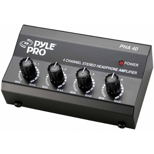Pyle 4 Channel Stereo Headphone Amplifier