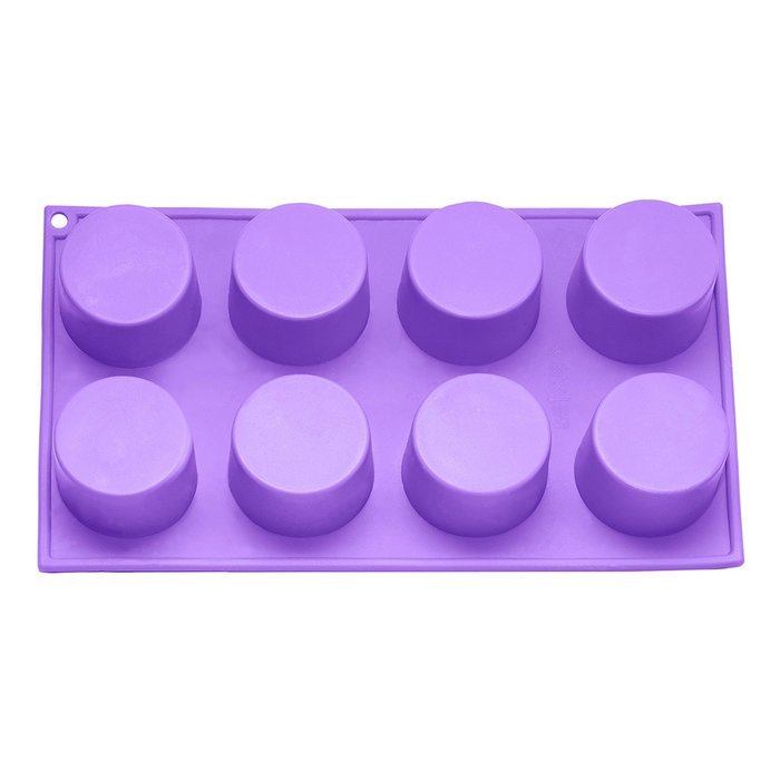 Bakerpan Silicone Muffin Pan, Cupcake Tray, Baking Cups, Cupcake Holders, 8 Cups N2