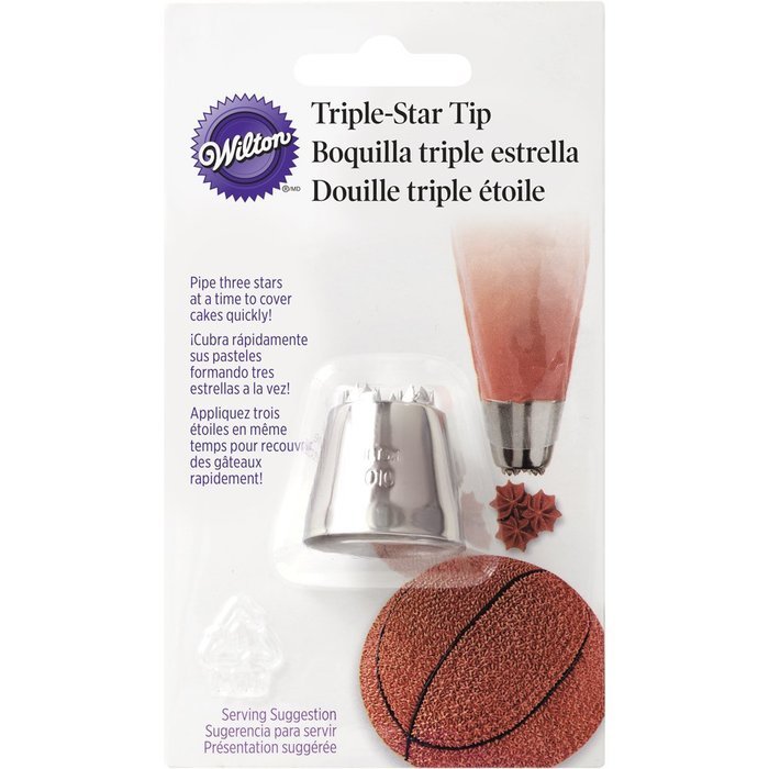 Wilton 418-9617 Triple Star Icing Tip N3