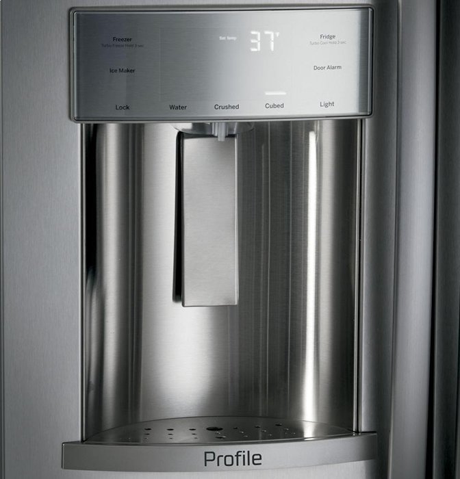 GE Profile 42" Stainless Steel Built-In Side By Side Refrigerator N5