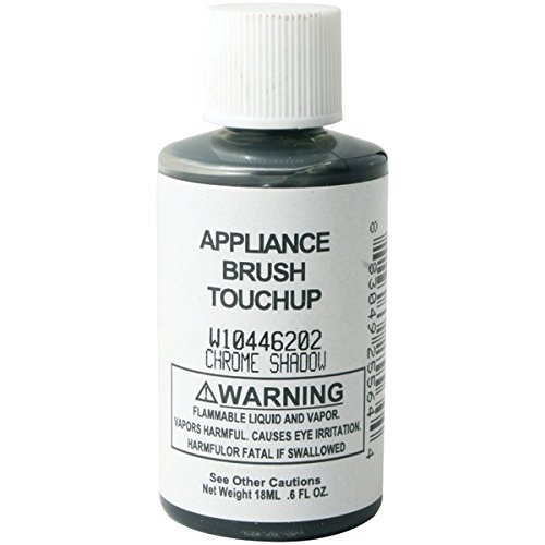New W10446202 Appliance Brush-on Touch-up Paint (Chrome Shadow)