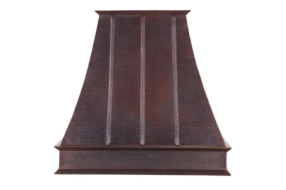 Premier Copper Products 38W in. Euro Wall Mounted Range Hood with Baffle Filter, 625 CFM N2