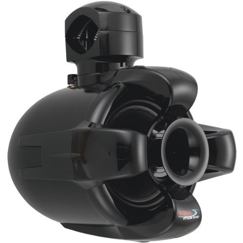 BOSS AUDIO MRWT6B 6.5" 500-Watt 2-Way Marine Wake Tower Speaker (Black)