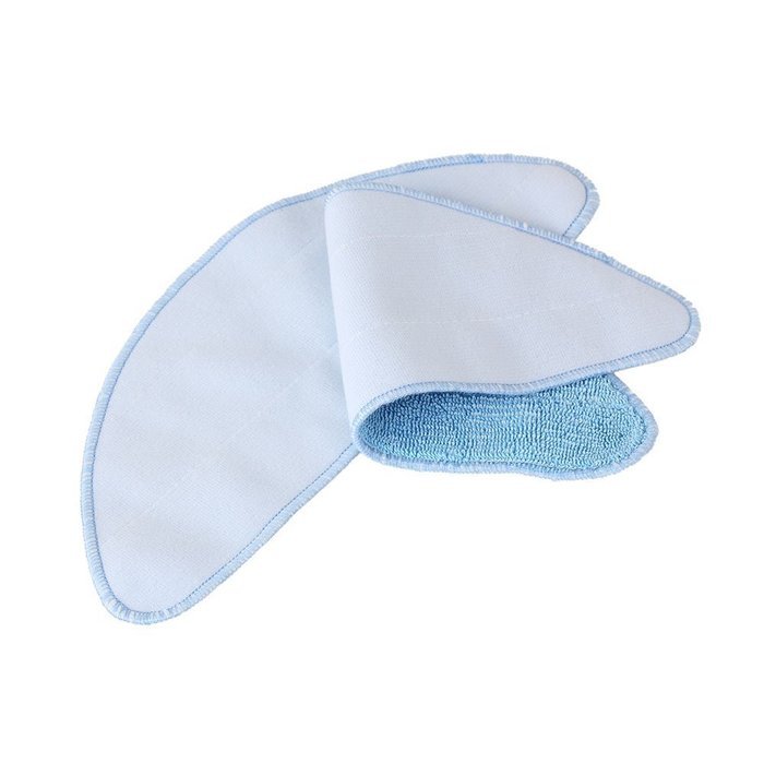 Blue Microfiber 00597 Floor Cleaning Pad Mopping Cloth Pack of 2