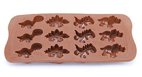 1 X Silicone Dinosaur Chocolate Candy Mold or Ice Tray