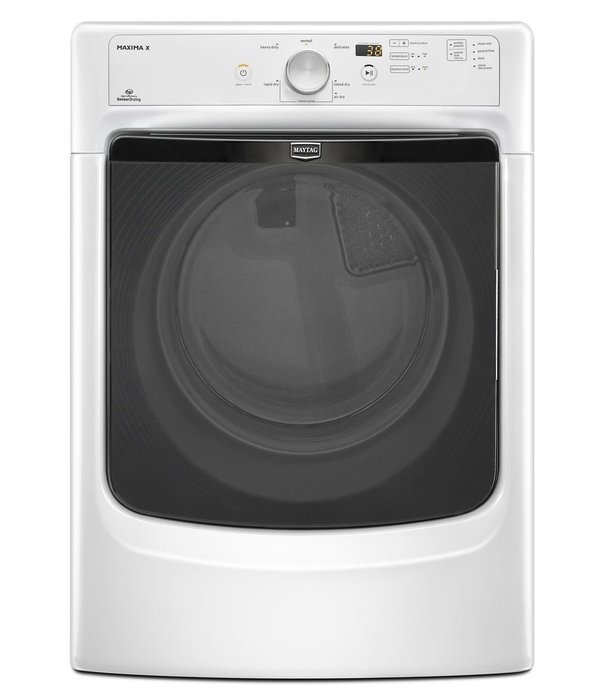 Maytag MED3000BW: Maxima X HE Dryer with Advanced Moisture Sensing N2
