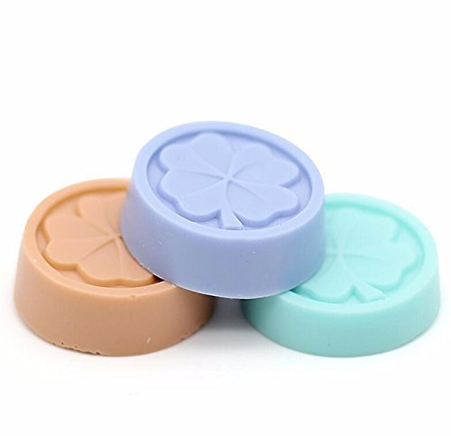 1 Pcs Four Leaf Clover Soap Mold Silicone Handmade Soap Mold Crafts Diy Ice Mold Moon Cake Diy Chocolate Fruits...