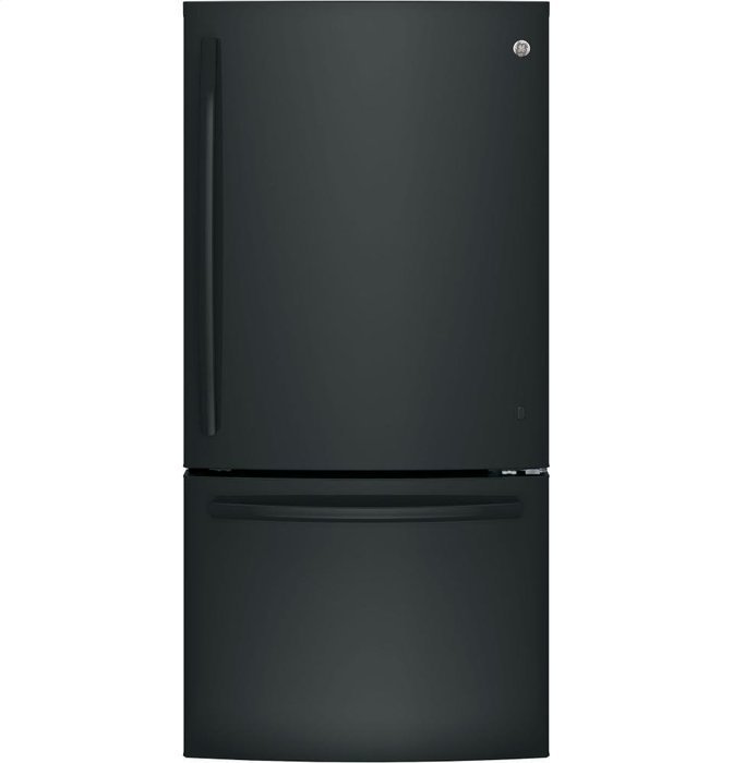 GE Black Bottom Freezer Refrigerator N4