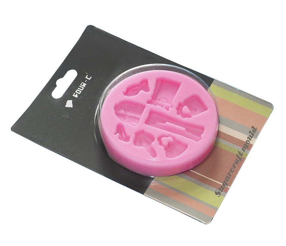 FOUR-C 3d Mold Lady Clothes Silicone Mould Color Pink N2