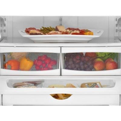Whirlpool Model # WRF540CWBB 20.0 cu. ft. French Door Refrigerator in Black, Counter Depth N5
