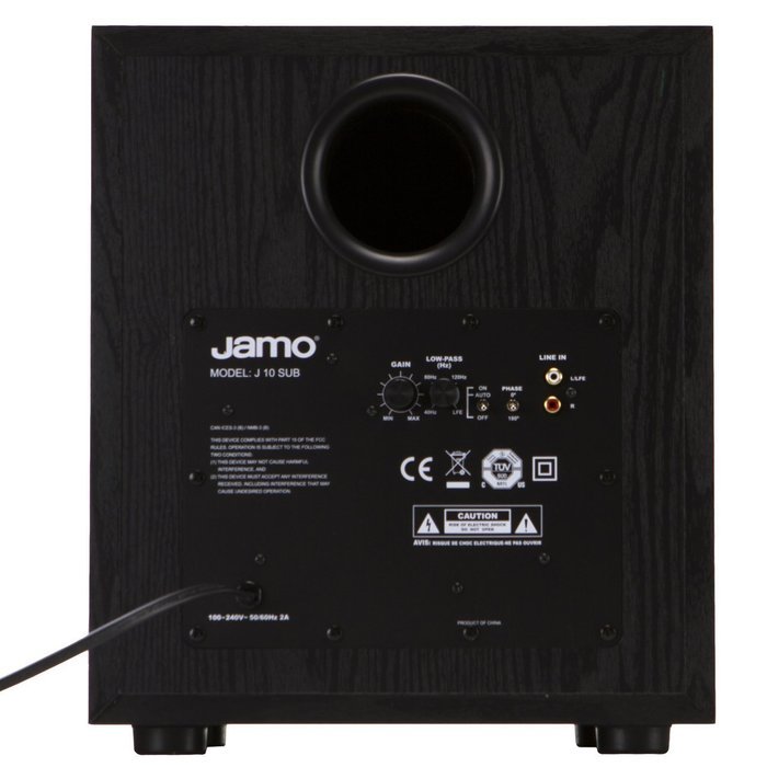 Jamo J-10-BLK 10 Inch Front Firing Woofer - Black N3