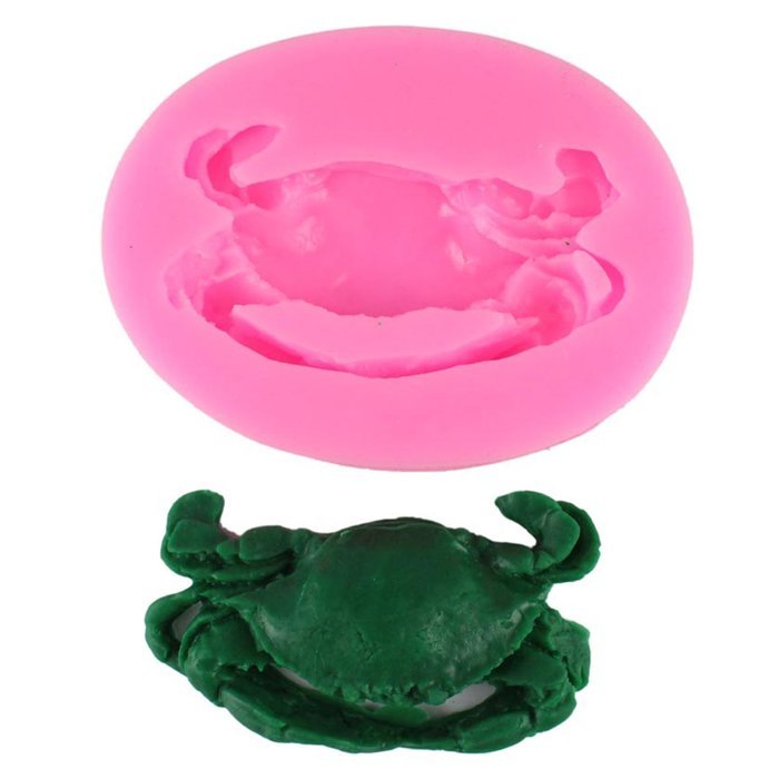 Mujiang Crab Clay Gumpaste Sugar Craft Silicone Molds